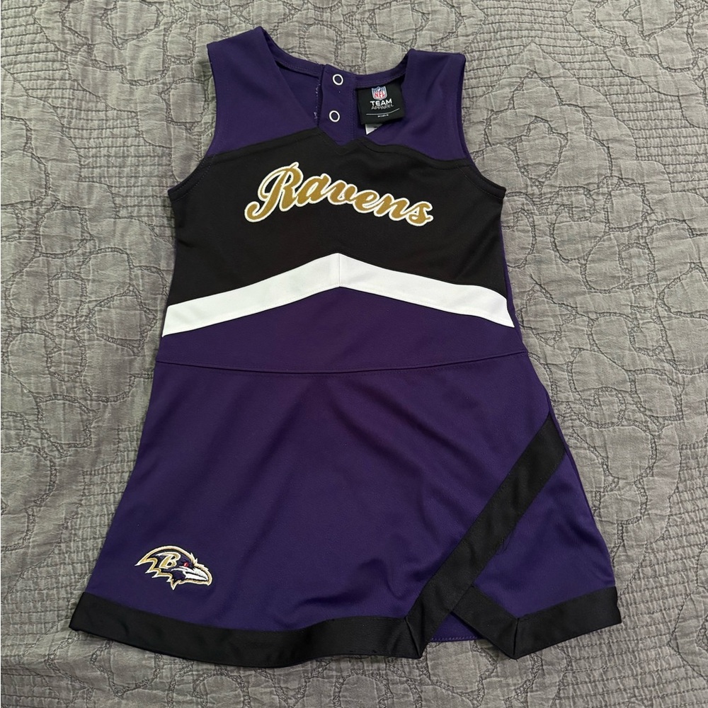 Baltimore Ravens kids cheerleader outfit